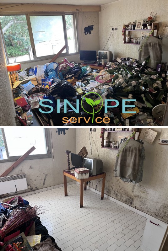  Société de nettoyage de maison très sale par le syndrome de Diogène et syllogomanie à Salon de Provence proche de Lançon de Provence