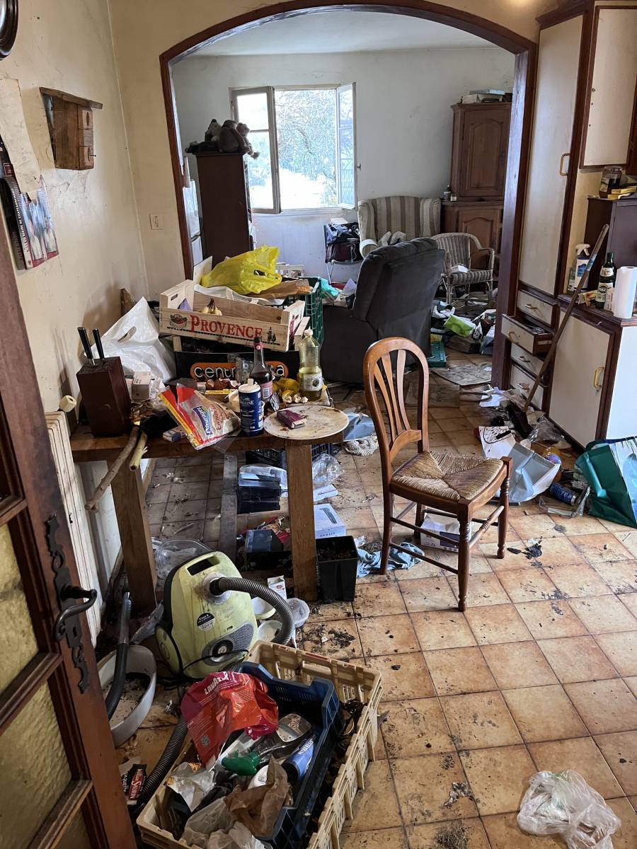 avant après photo syndrome de diogène Marseille